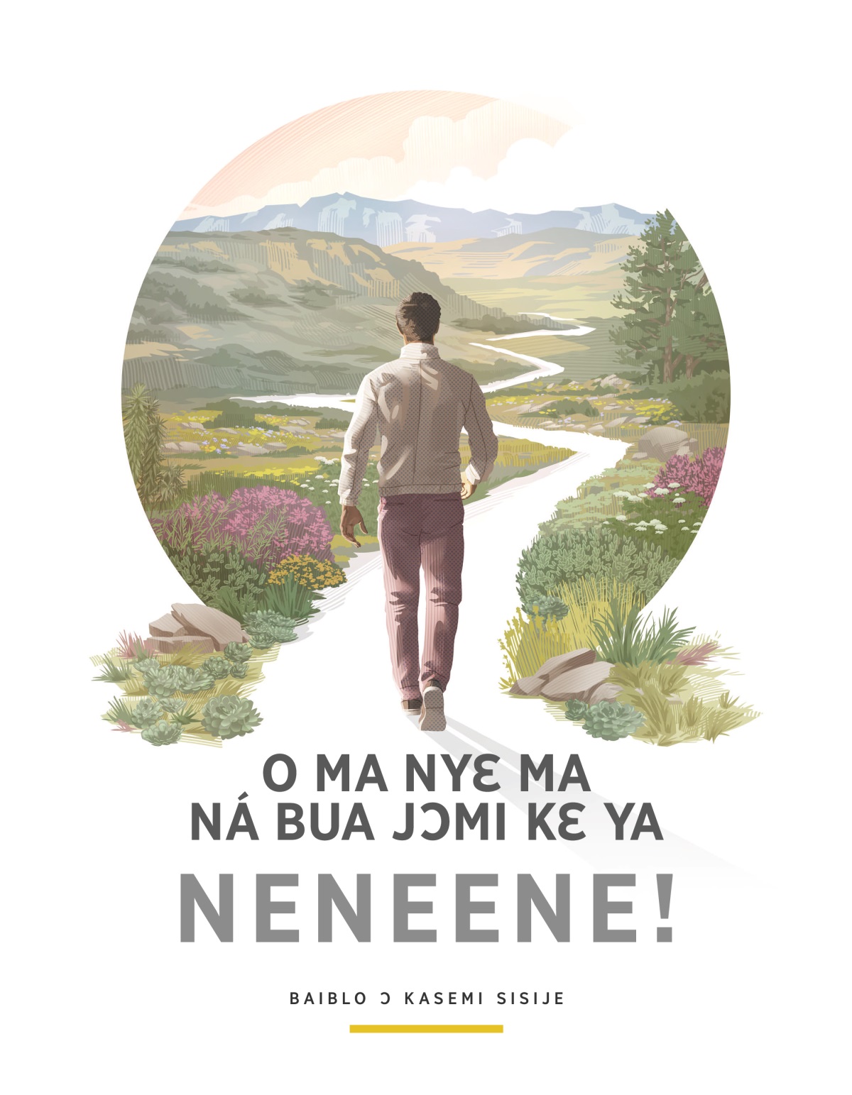 O Ma Nyɛ Ma Ná Bua Jɔmi Kɛ Ya Neneene!​—Baiblo ɔ Kasemi Sisije. Nyumu ko nɛ e ngɛ nyɛɛe ngɛ blɔ ko nɛ yokuhi kɛ mɔmɔhi nɛ a ngɛ fɛu ngɛ nɔ ɔ nɔ.