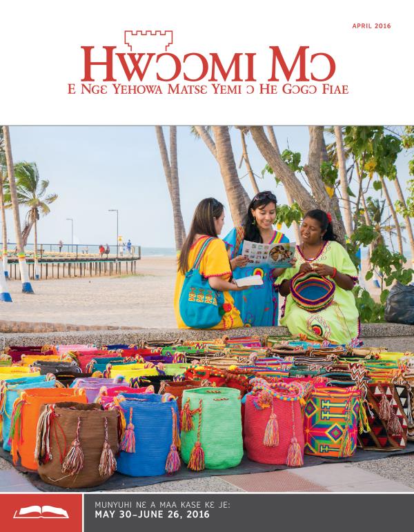 Hwɔɔmi Mɔ Nɛ A Maa Kase, April 2016