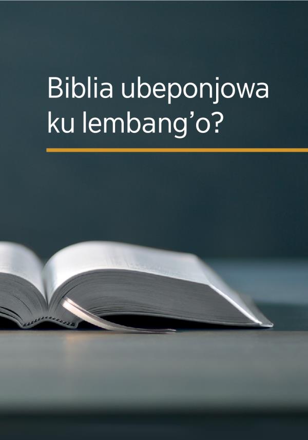 Biblia ubeponjowa ku lembang’o?
