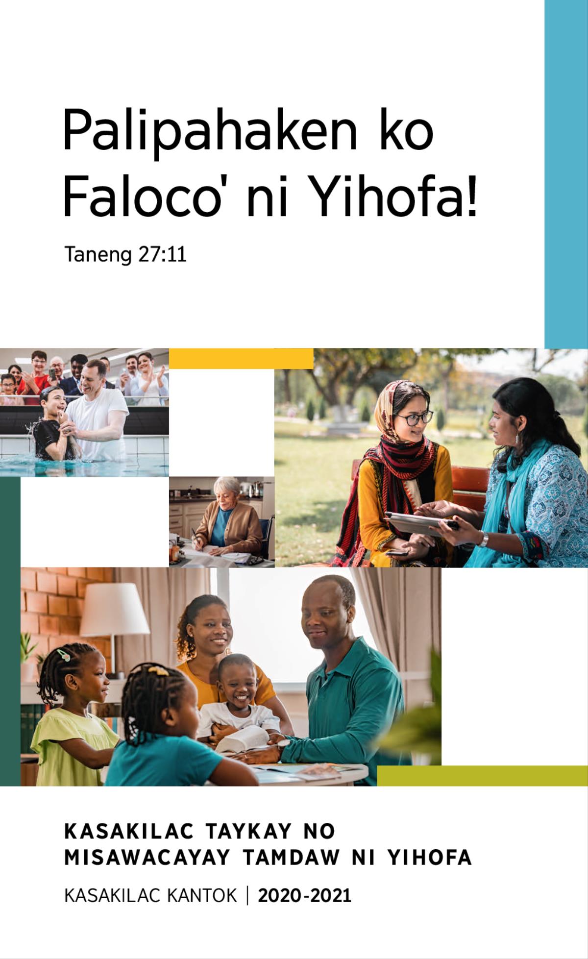 Coka: 1. Micadaay ko cecay kapah to paputisem ikor, tomireng i nanom. 2. Patikamiay ko cecay Misawacayay Tamdaw ni Yihofa. 3. Itini i koying, cecay Misawacayay Tamdaw ni Yihofa malalengo ko Fangcalay Cudad ato kapah a fafahiyan. 4. Mahemekay ko paro no lomaˈ a minanam to Fangcalay Cudad.