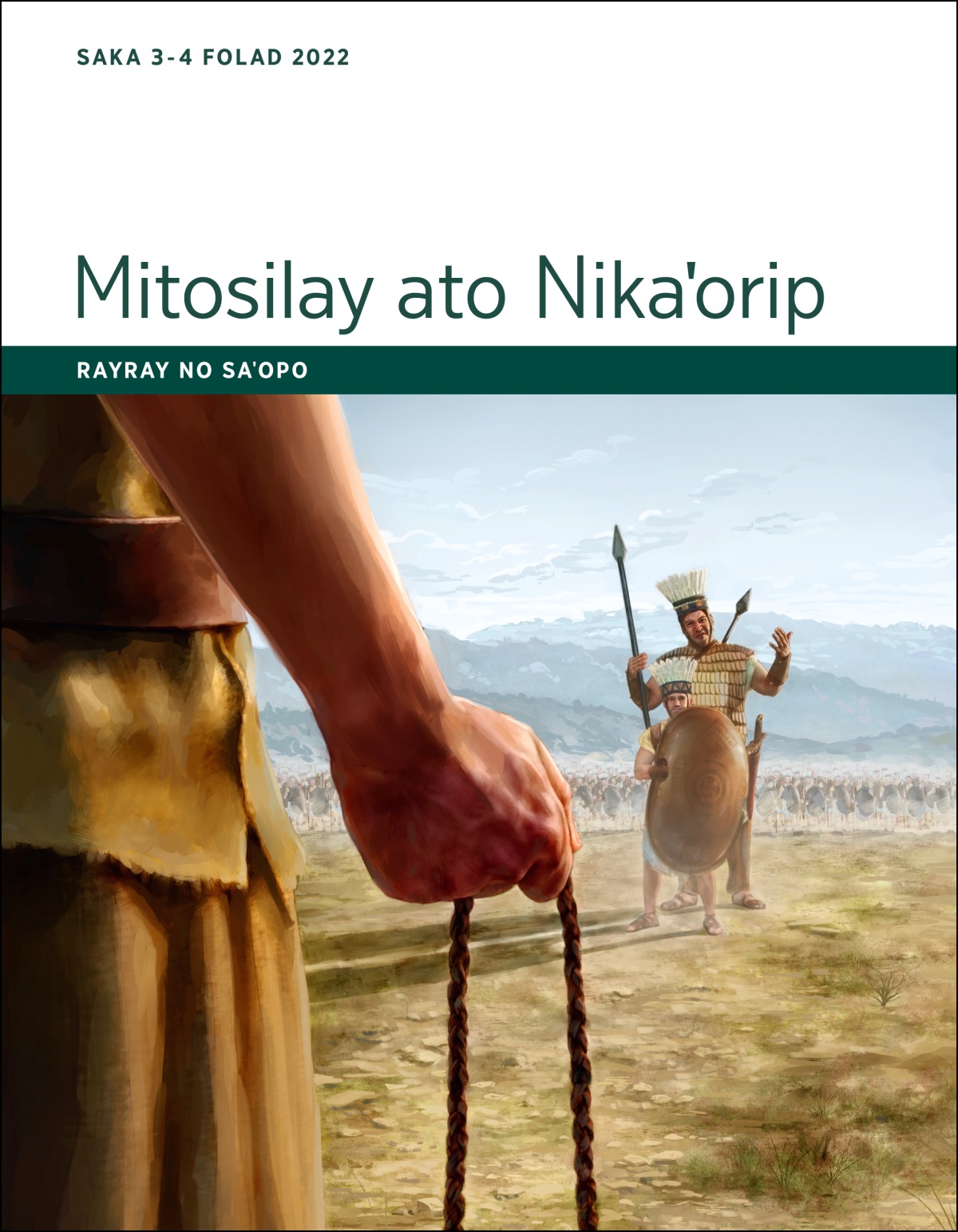 Mitosilay ato Nikaˈorip Rayray no Saˈopo Saka 3-4 Folad 2022.