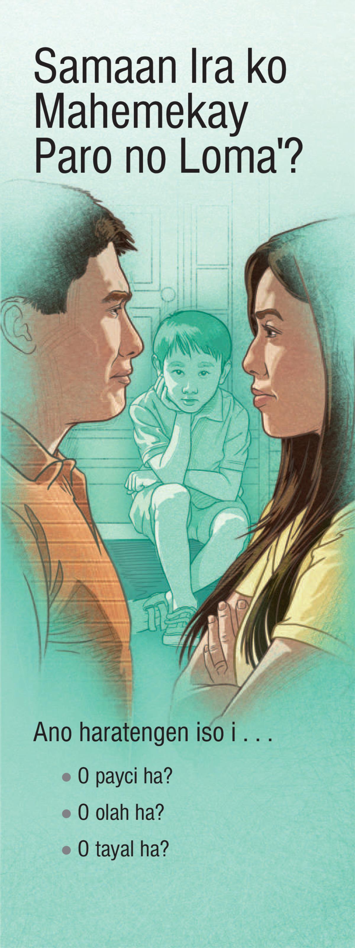 Samaan Ngaˈ Lipahak ko Paro no Lomaˈ?