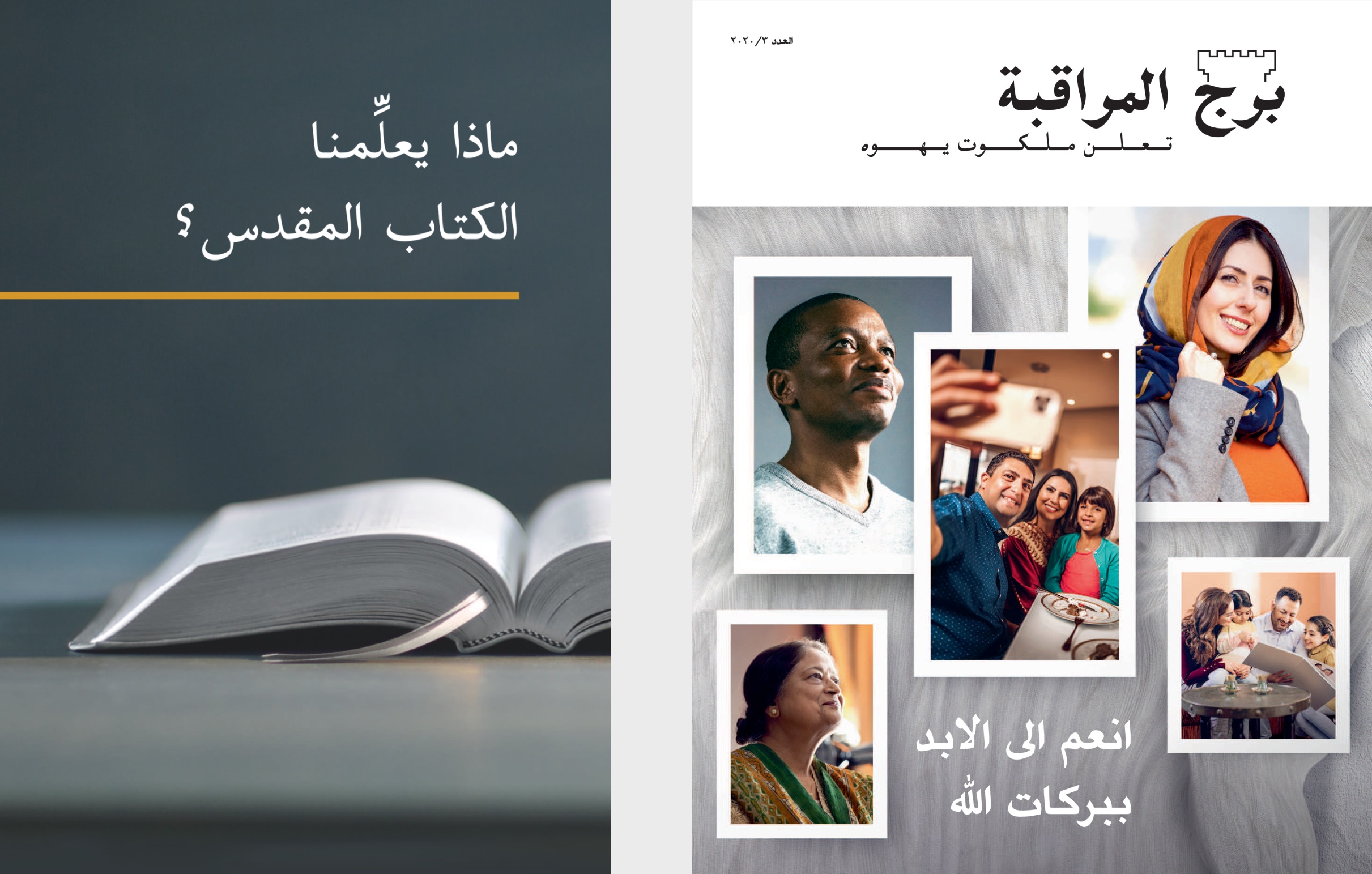 الكتاب «ماذا يعلِّمنا الكتاب المقدس؟‏» و «برج المراقبة» عدد ٣/‏٢٠٢٠.‏