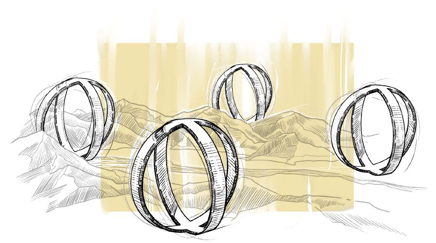 [Ilustración de la página 36]Las cuatro ruedas gigantes del carro celestial de Jehová.