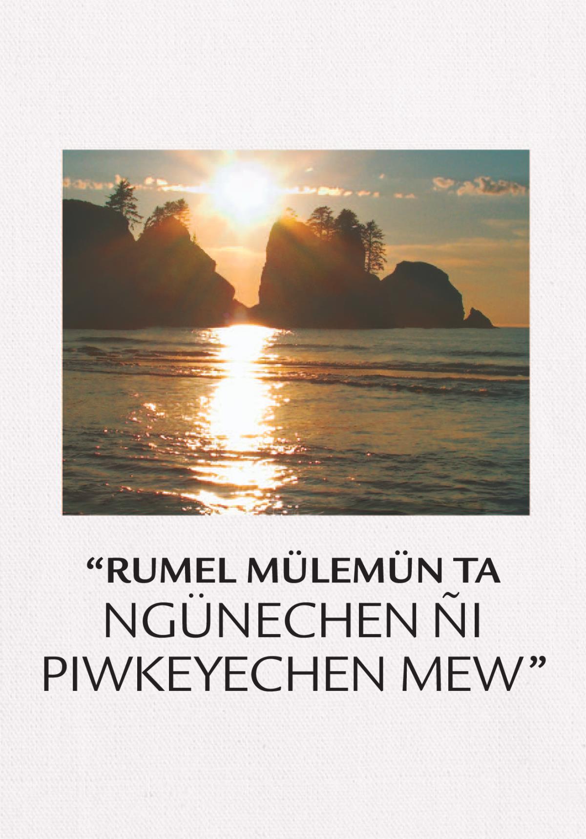 “Rumel mülemün ta Ngünechen ñi piwkeyechen mew”