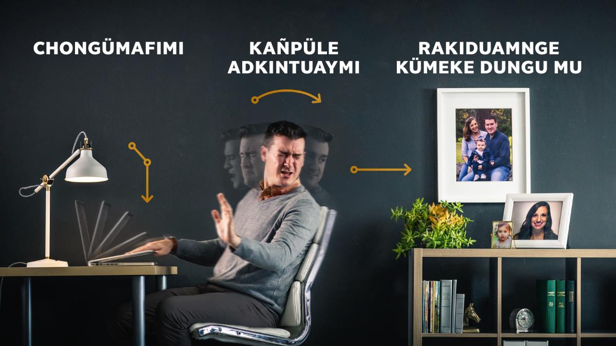 Kiñe peñi chongümfemfi tañi electronico chemkün, fey müchay müten kañpüle adkintuy ka lelinifi kiñeke adentun pengelkelu tañi domo ka tañi pichi ñawe