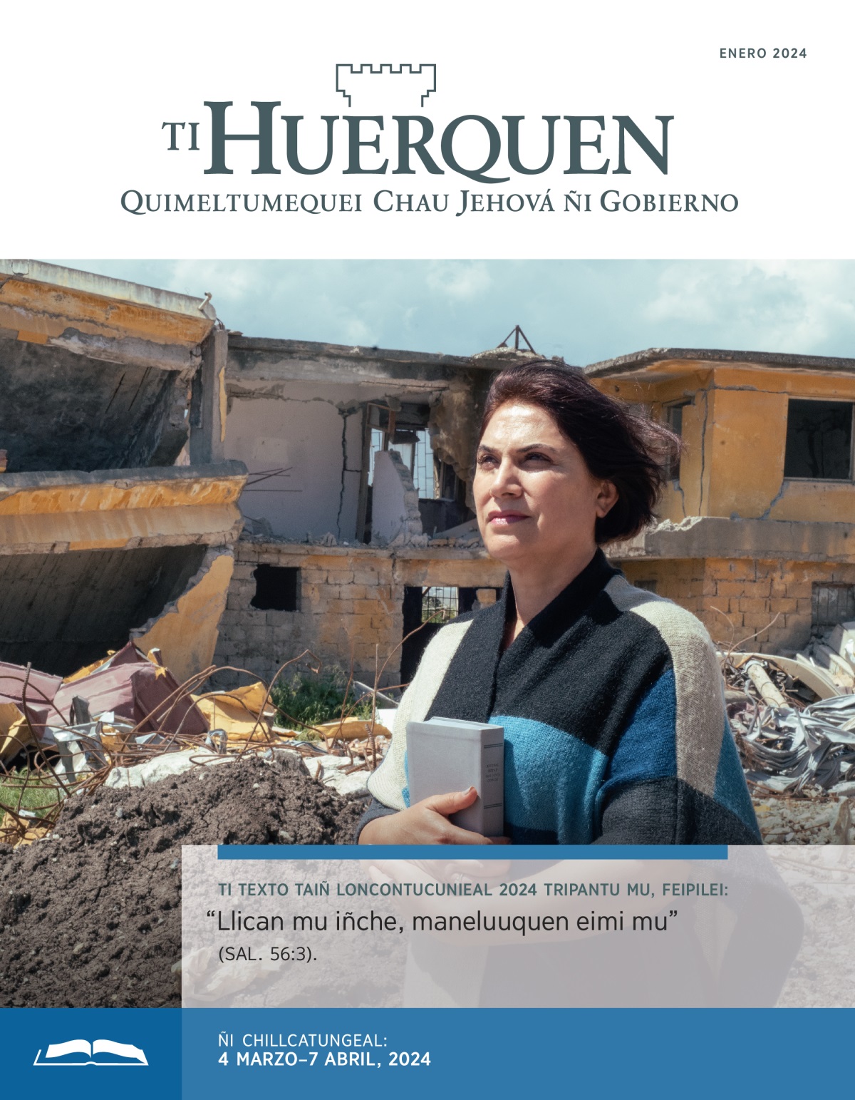 Fütra huesa dungu ñi rupan com teifücalei, quiñe lamngen nüniei tañi Biblia, fei maneluhun mu adquintulei.