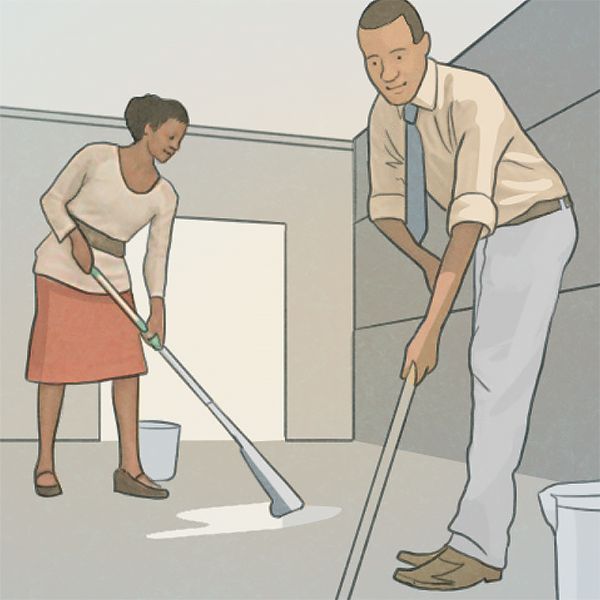 Cleaning a Kingdom Hall