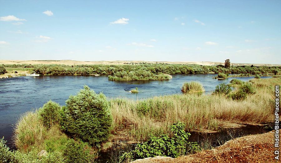 The Euphrates River in the region near Carchemish.