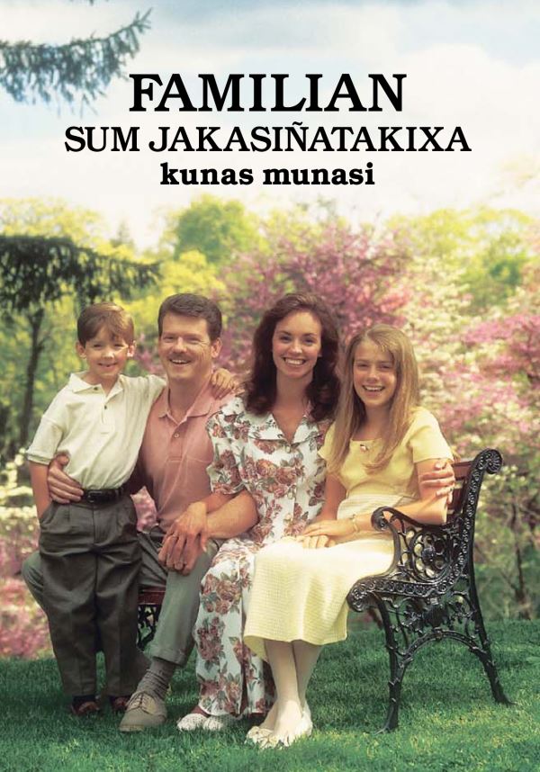 Familian sum jakasiñatakixa kunas munasi sat libron tapapa