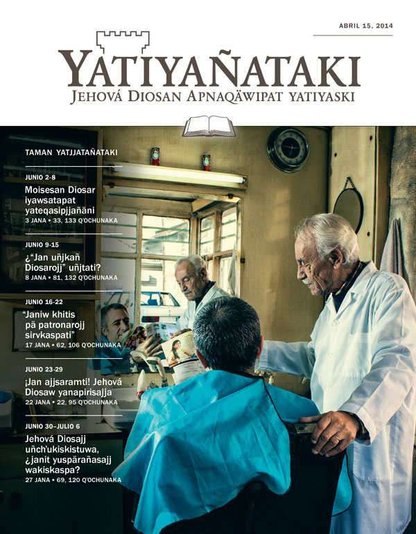 Yatiyañataki taman yatjjatañataki, abril 15, 2014