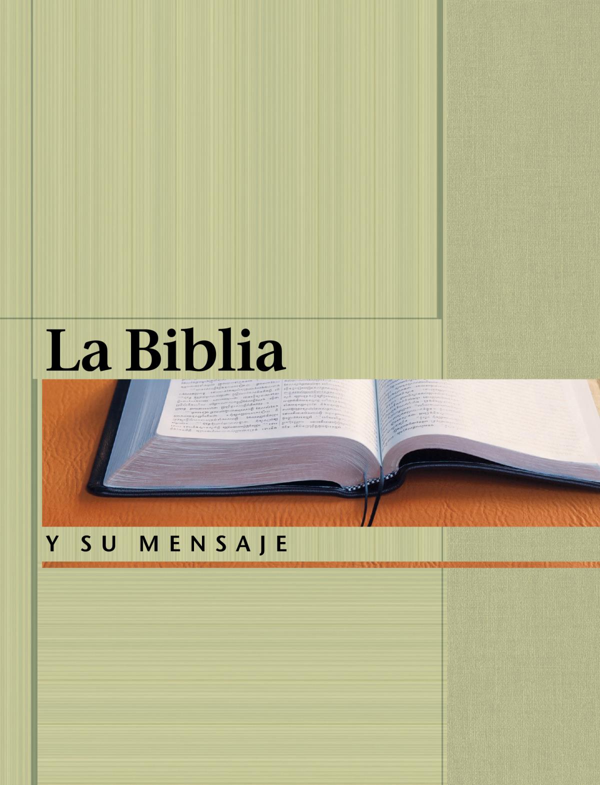 La Biblia y su mensaje