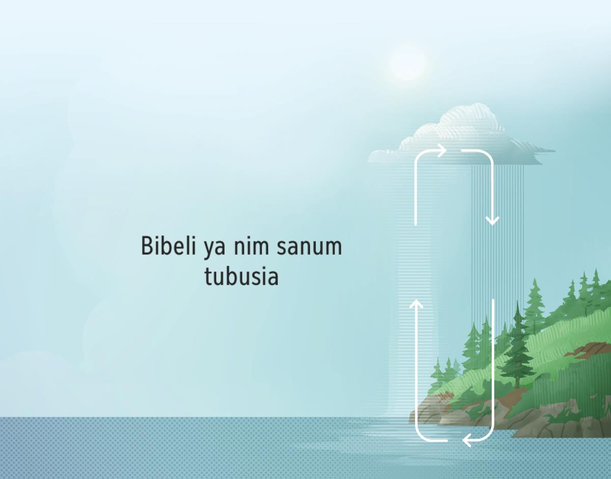 Bibeli ya nim sanum tubusia. Sɛ̃u ge ga sĩiyamɔ nge mɔnturu ga nim sanum sɔ̃ɔsimɔ wɔllu ka tem baa sɔɔ.