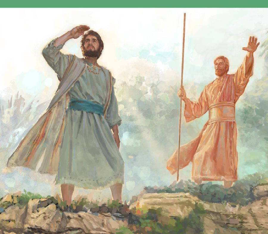 Sarong lalaki na an itsura arog sa tanso, na ipinapahiling ki Ezekiel an mamanahon na daga.