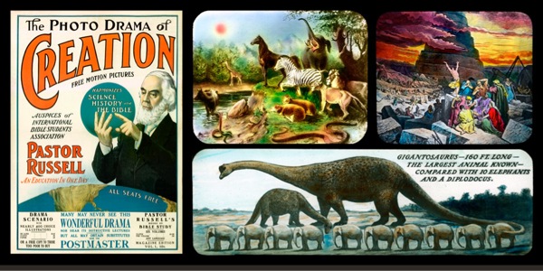 Poster asin slide hali sa Photo-Drama of Creation