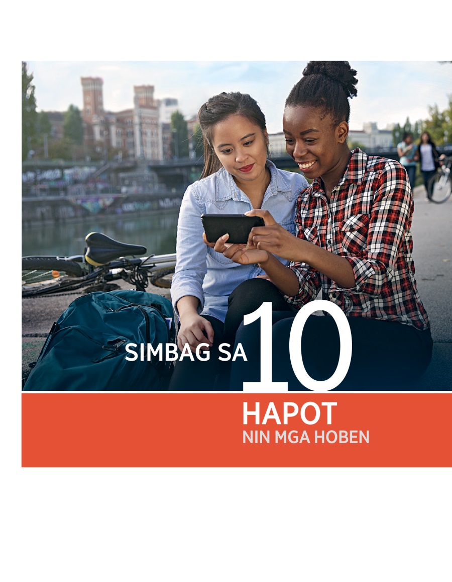 Cover kan brosyur na Simbag sa 10 Hapot nin mga Hoben