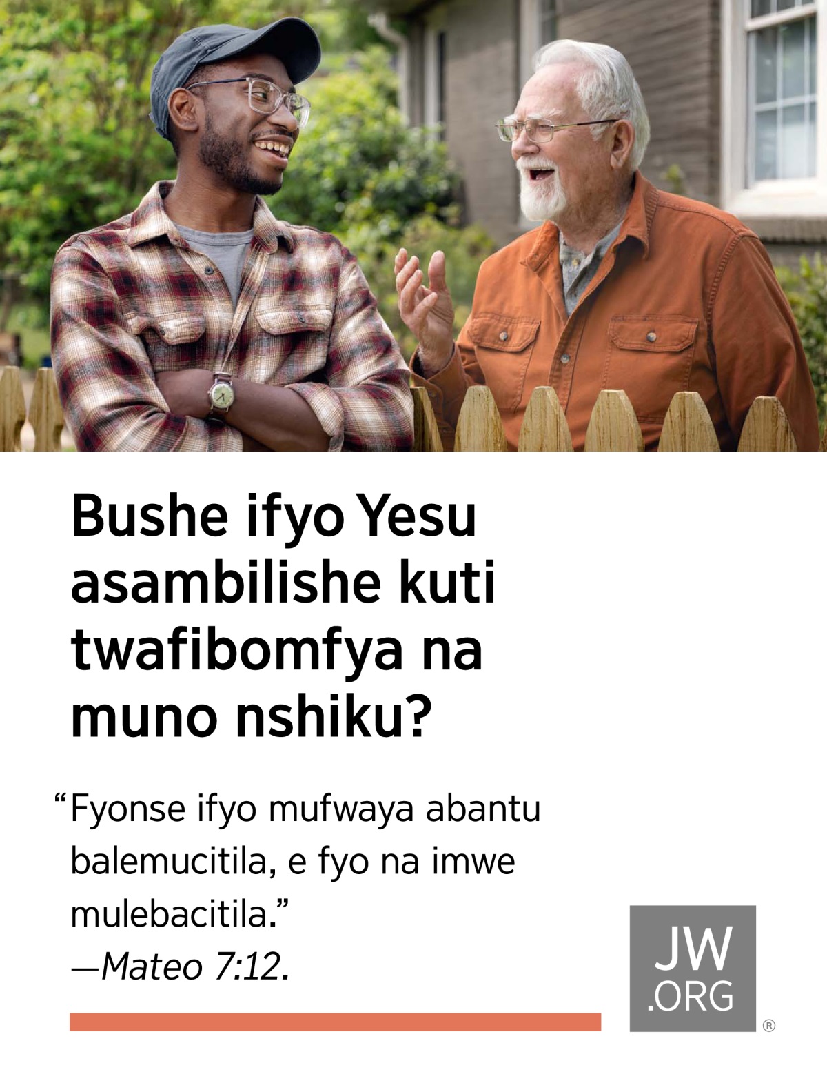 Abena mupalamano babili balelanshanya ninshi bali ne nsansa.