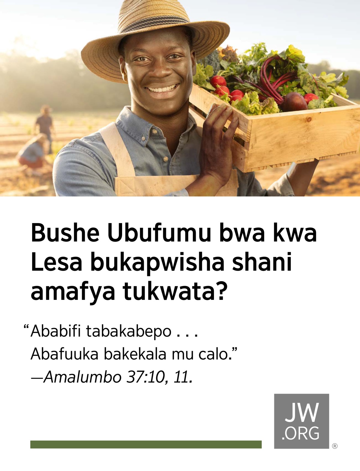 Umulimi naimya kreti umuli umusalu uwalekanalekana ninshi ali ne nsansa.