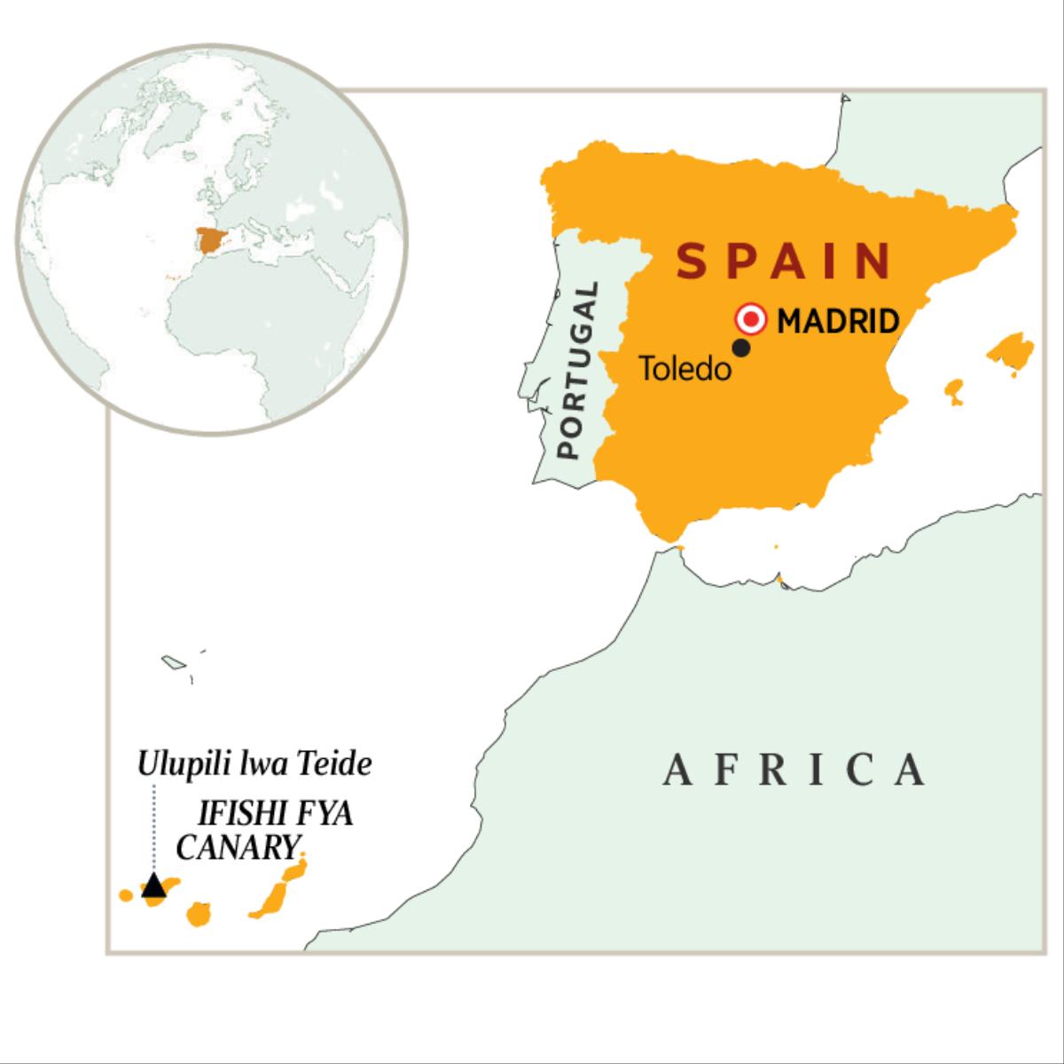 Icalo ca Spain nabacilanga pali mapu