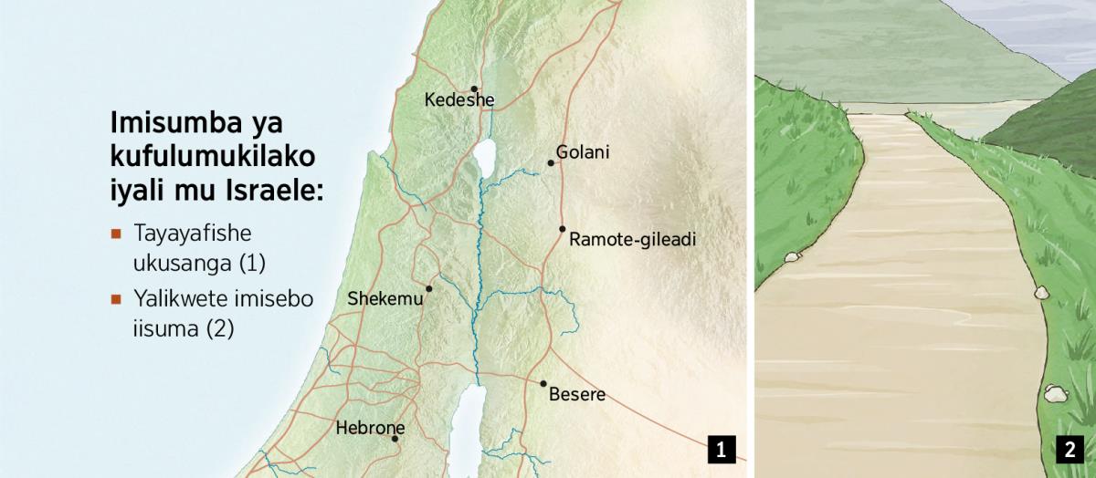 Mapu iilelanga imisumba 6 mu Israele no musebo uusuma