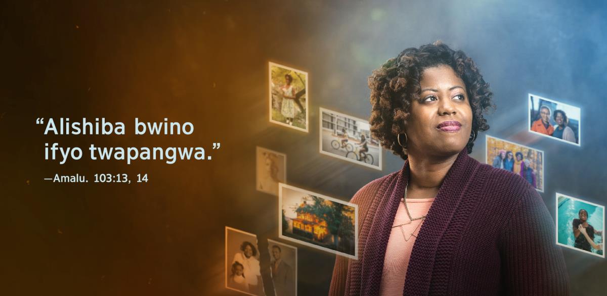 Amashiwi ya kuti “Alishiba bwino ifyo twapangwa,” ayaba pa Amalumbo 103:13, 14, e yalemoneka pa cikope apali nkashi. Kuli ne fikope ifimushingulwike ifilelangilila ifyamucitikila ukutula ilyo ali umwaice.