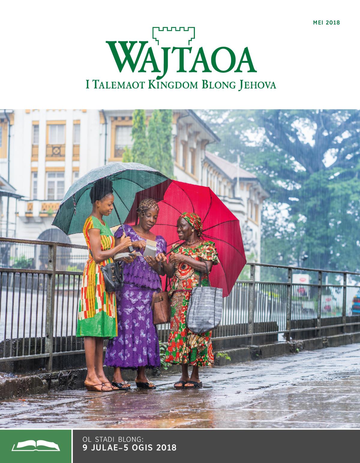 Wajtaoa Stadi, Mei 2018