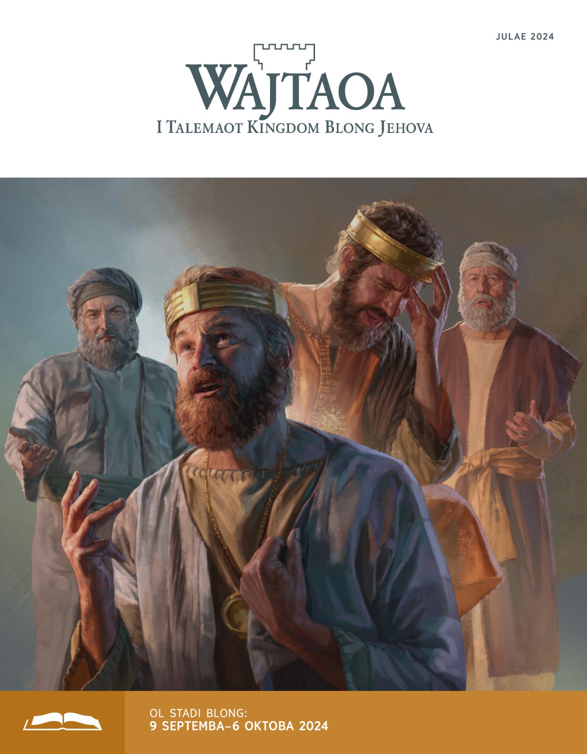 Ol pija: 1. King Deved i harem nogud tumas mo lukluk i go antap long heven taem Natan i stap toktok long hem. 2. King Hesekia i harem nogud tumas mo i putum han blong hem long hed blong hem, taem Aesea i stap toktok long hem.