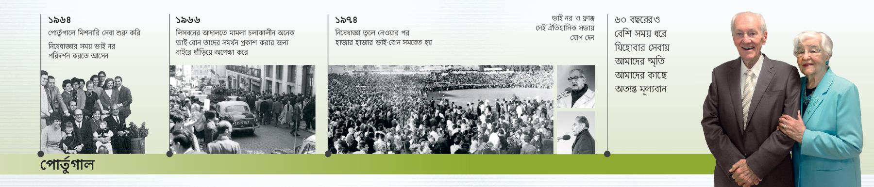 ডগলাস গেস্ট ১৯৬৪ সালে পোর্তুগালে, ১৯৬৬ সালে আদালতে একটা মামলা চলাকালীন, ১৯৭৪ সালে ভাই-বোনদের এক সমাবেশে এবং তার ত্রী মেরি গেস্টর সগ