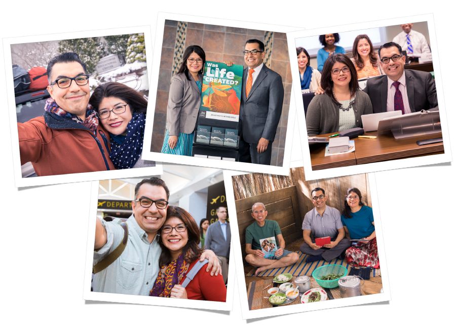 এক দপতি বেথেল ছড়ে চলে যাচ্ছন, লি ব্যবহার করে সাক্ষ্যদান করছন, রাজ্যের পচারকদের জন্য স্কুলে যোগ দিচ্ছন, বিদেশে সেবা করার কার্যভার পেয়ে সেখানে যাচ্ছন এবং তাদের নতুন কার্যভারে বাইবেল অধ্যয়ন পরিচালনা করছন