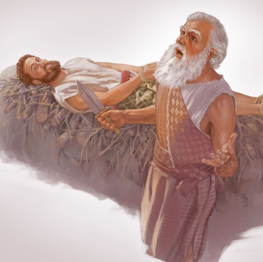 Abraham ba Isaac ba ke nkôle Morija