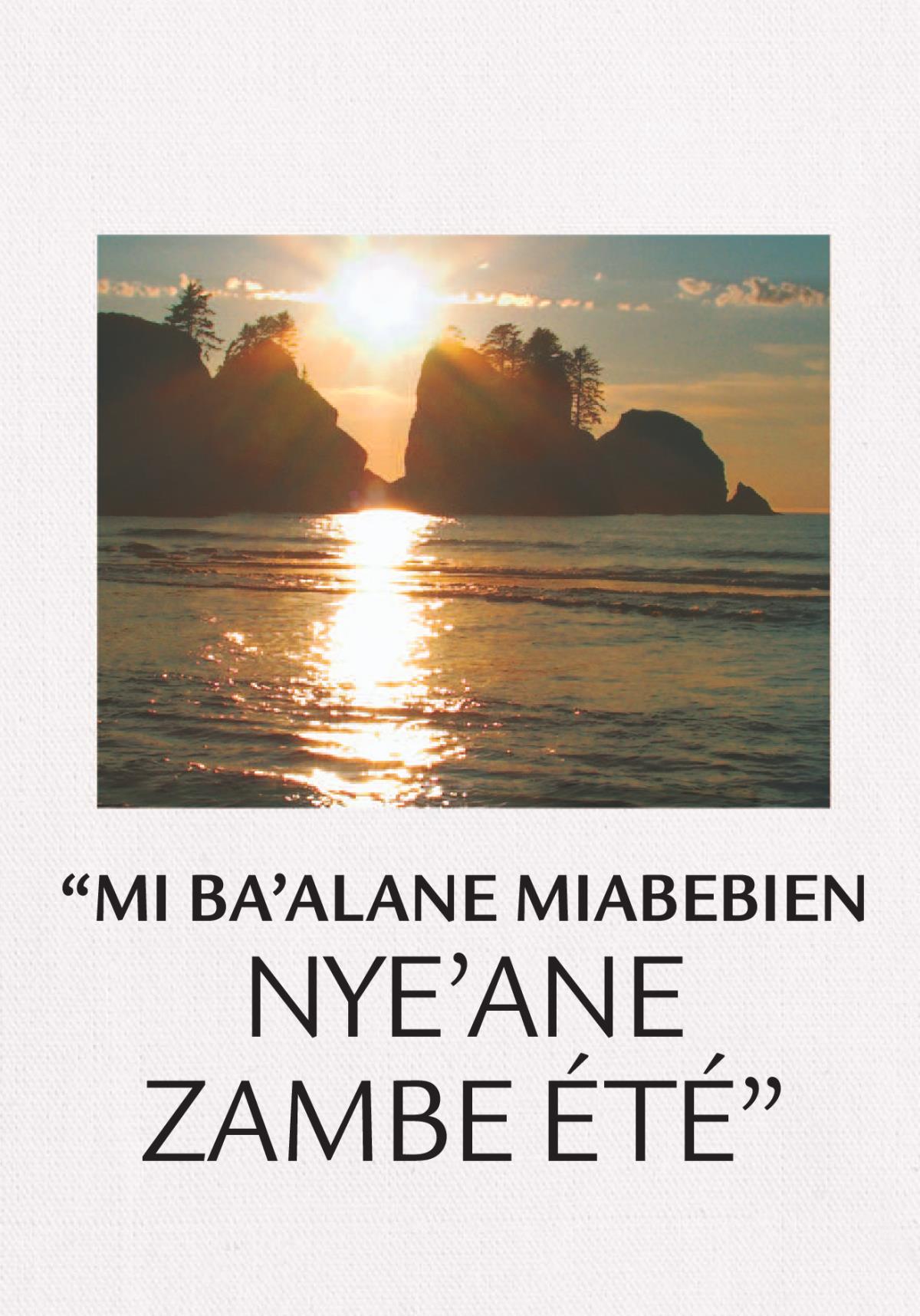 Mi ba’alane miabebien nye’ane Zambe été