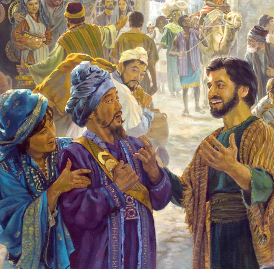 Una multitud de personas de distintas naciones se reúnen en Jerusalén durante el Pentecostés del año 33