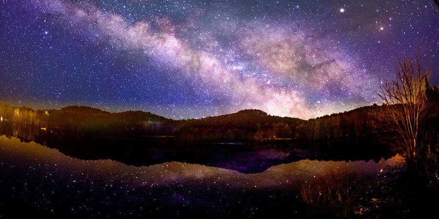 Una noche estrellada.