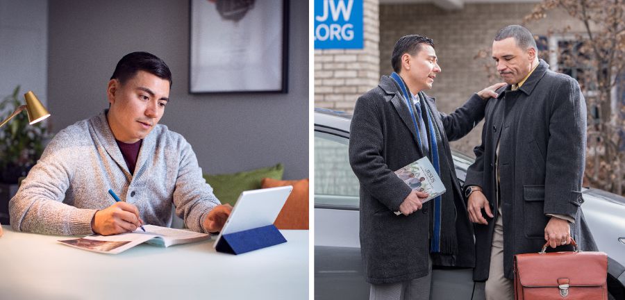 Wahn brada di stodi bowt Jeezas egzampl ahn ih moov ahn fi inkorij ih brada