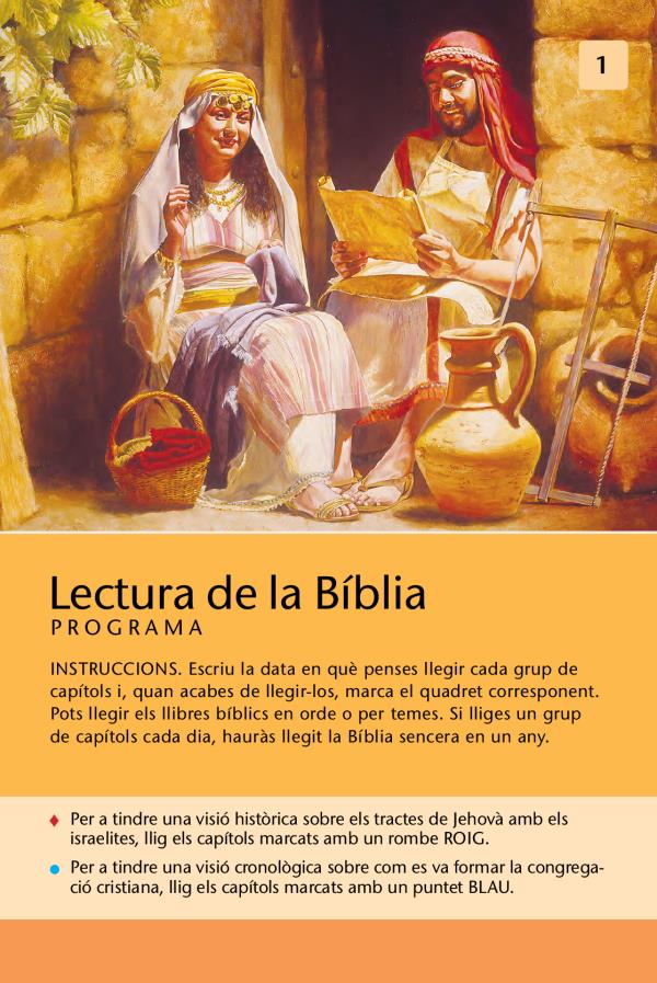 Programa de lectura de la Bíblia