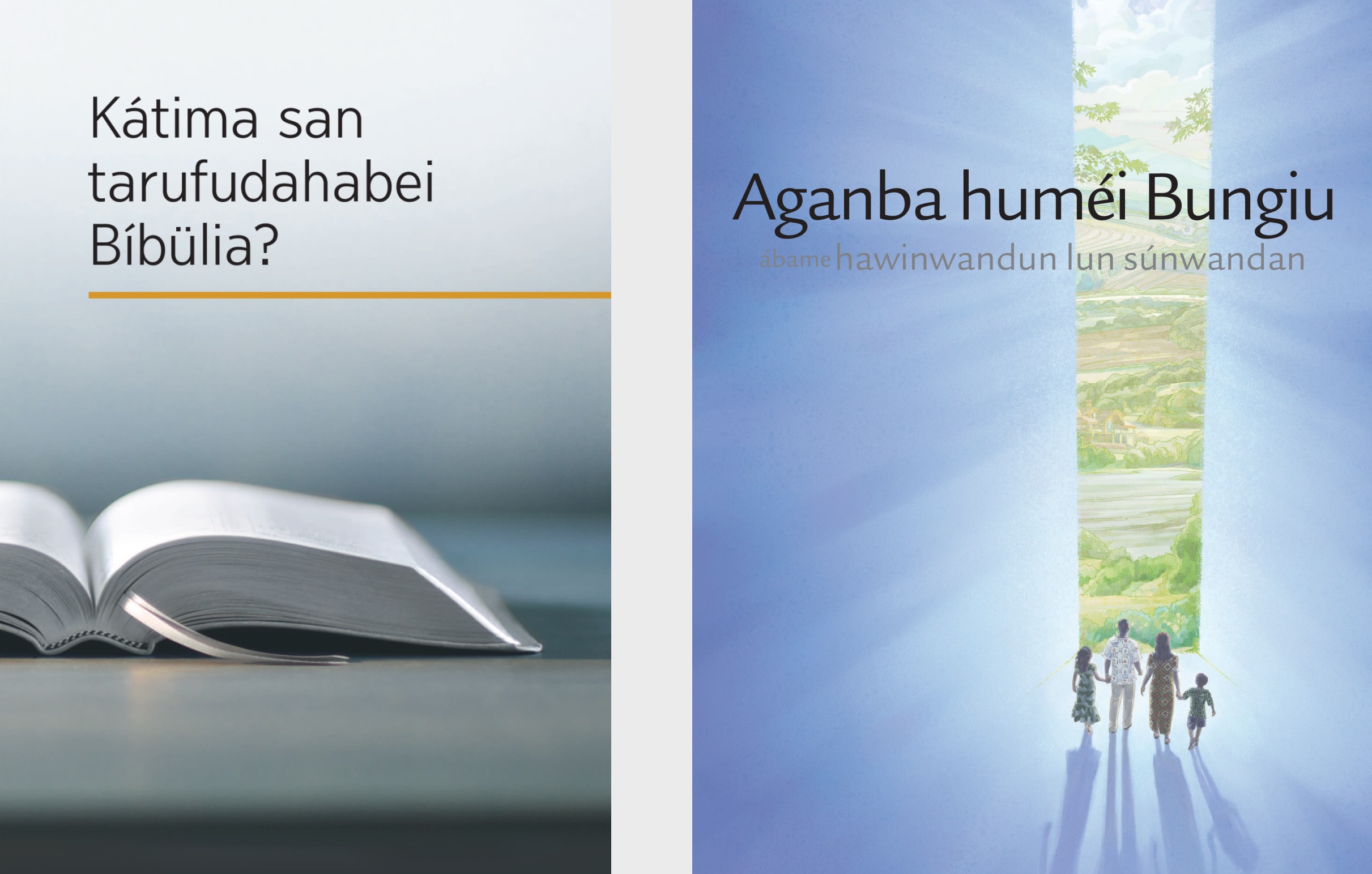 Líburu Kátima san tarufudahabei Bíbülia? tuma garüdia Aganba huméi Bungiu ábame hawinwandun lun súnwandan.
