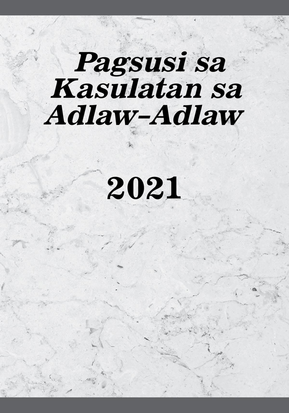Pagsusi sa Kasulatan sa Adlaw-Adlaw​—2021