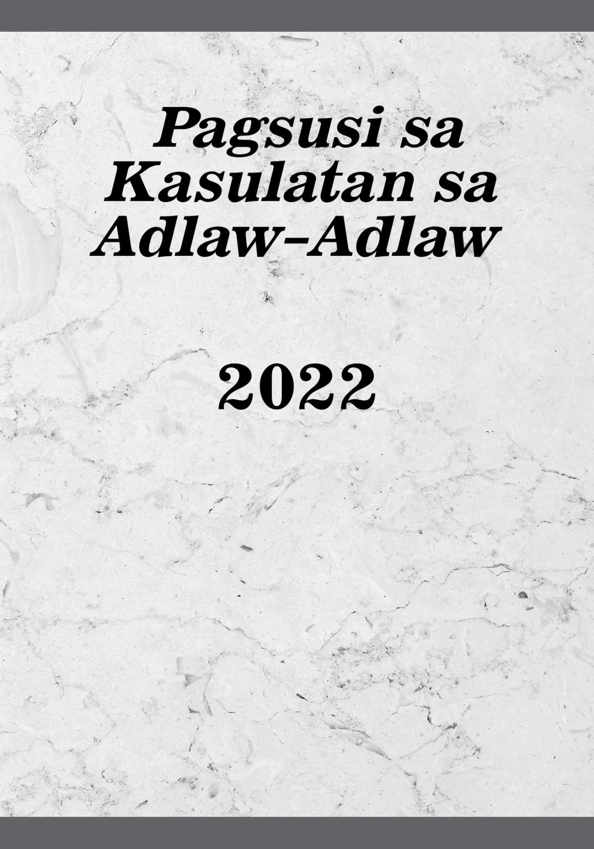 Pagsusi sa Kasulatan sa Adlaw-Adlaw—2022