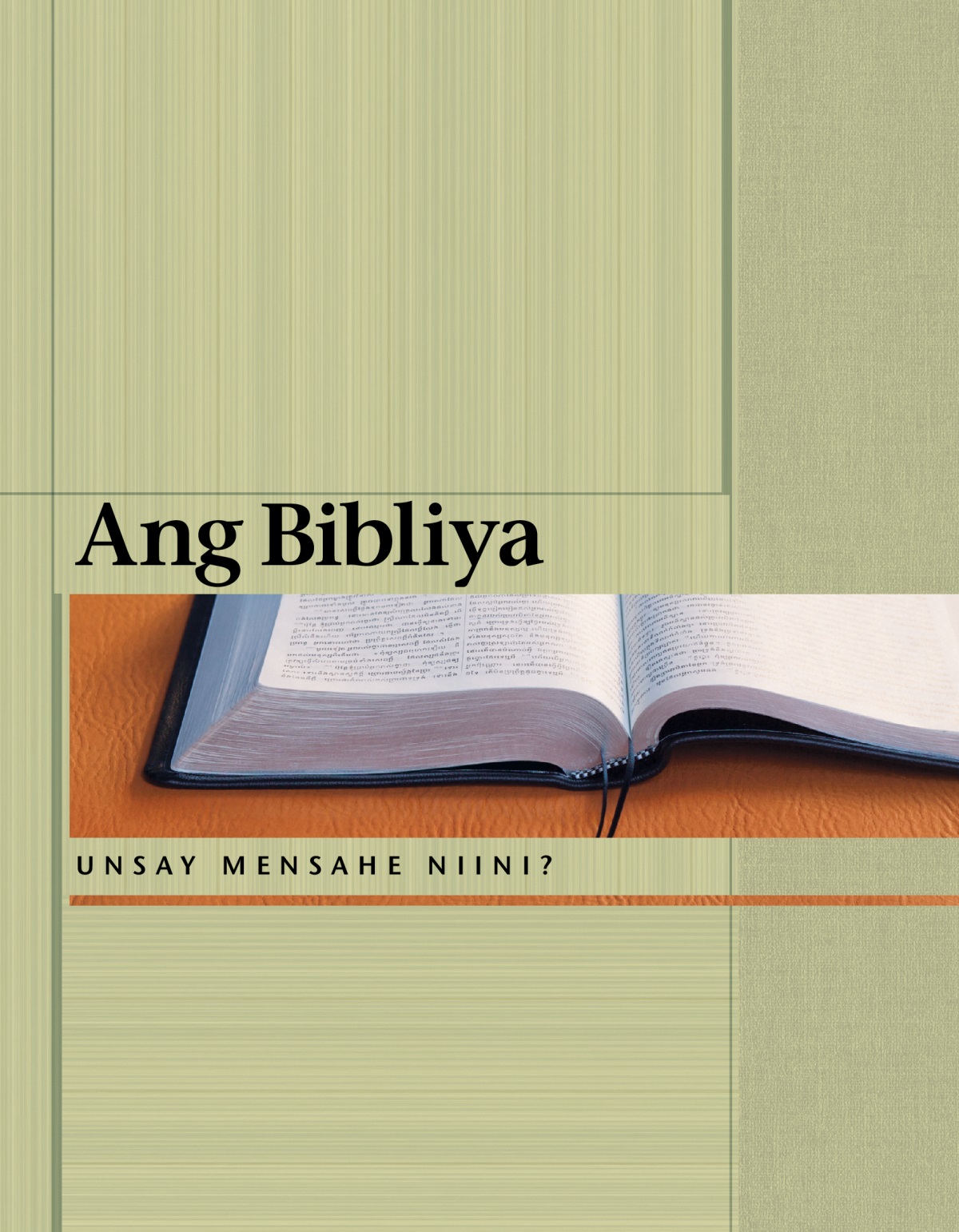 Ang Bibliya—Unsay Mensahe Niini?