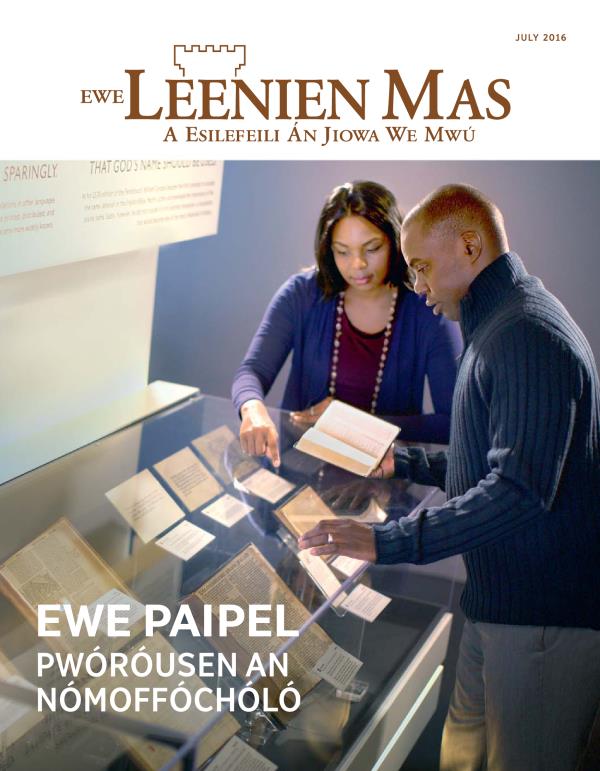 Ewe Leenien Mas fán Iten ewe Mwichefel, July 2016