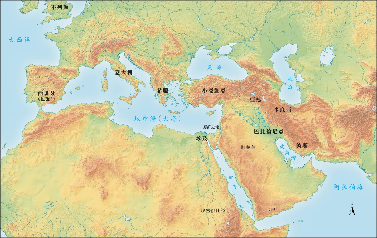 中東（全圖）