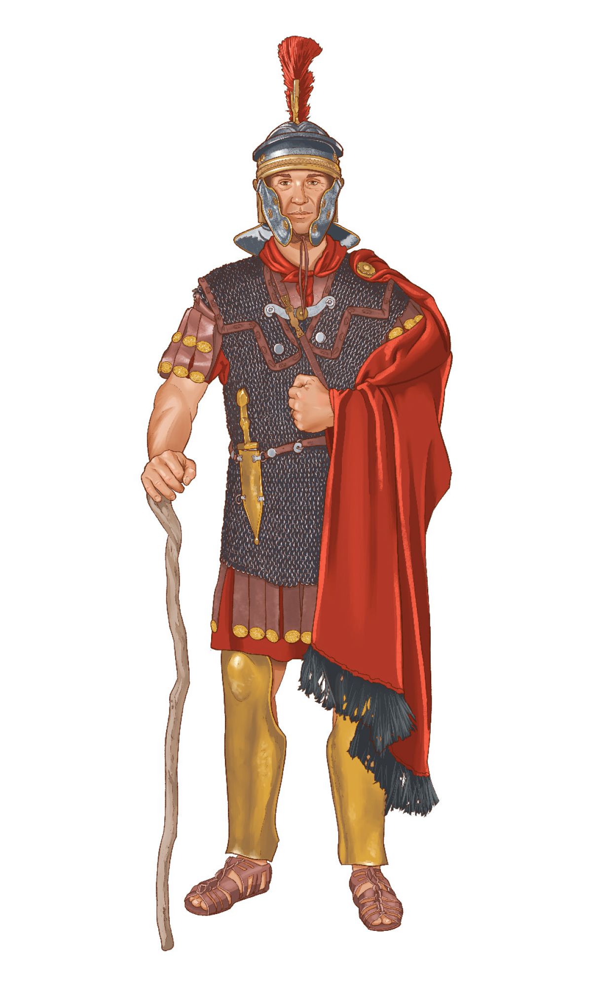全副武裝的羅馬百夫長