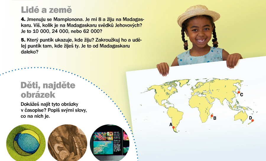 Časopis Probuďte se!, září 2012: Lidé a země, Madagaskar a Děti, najděte obrázek