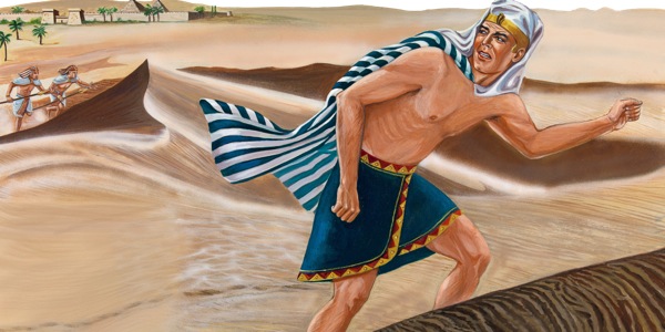 Mojžíš utíká z Egypta