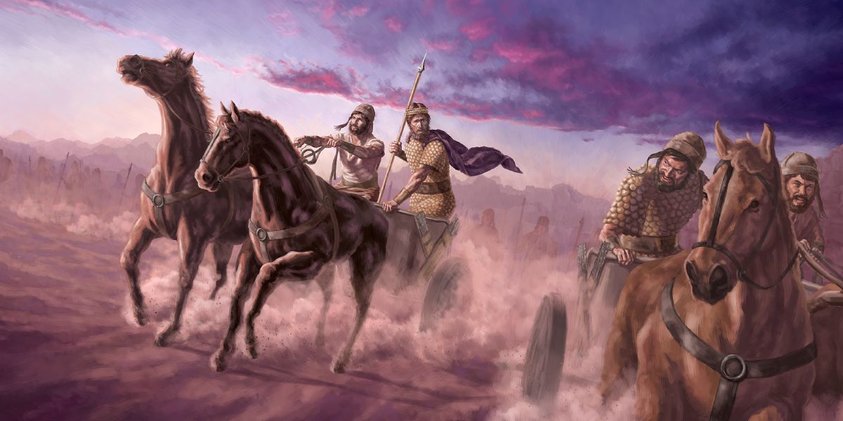 Jehošafat a král Achab bojují proti Syřanům