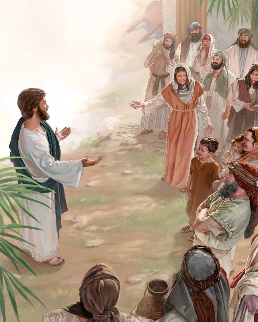 Jesús habla con los samaritanos