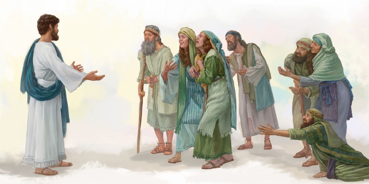 Los enfermos le piden a Jesús que los cure
