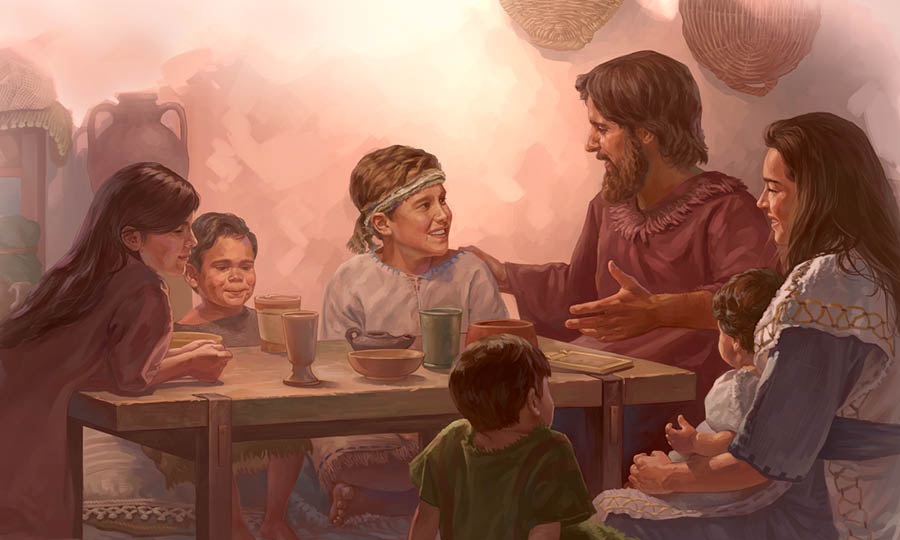 Jesus demostrando respeto a sus padres