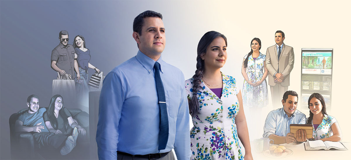 Un matrimonio compara cómo era su vida cuando dedicaban mucho tiempo a ver la televisión y a ir de compras con cómo es su vida ahora que disfrutan de la predicación pública y su adoración en familia