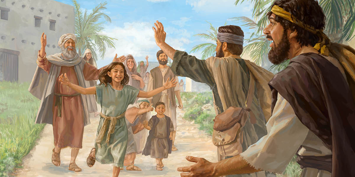 Durante el Jubileo, los esclavos israelitas regresan a su tierra junto a sus familias.